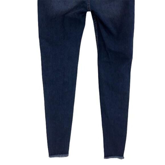 Vigoss Y2K Jeans Jagger Skinny Frayed Step Hem Racing Stripe W26 L27 Streetwear - Picture 11 of 14